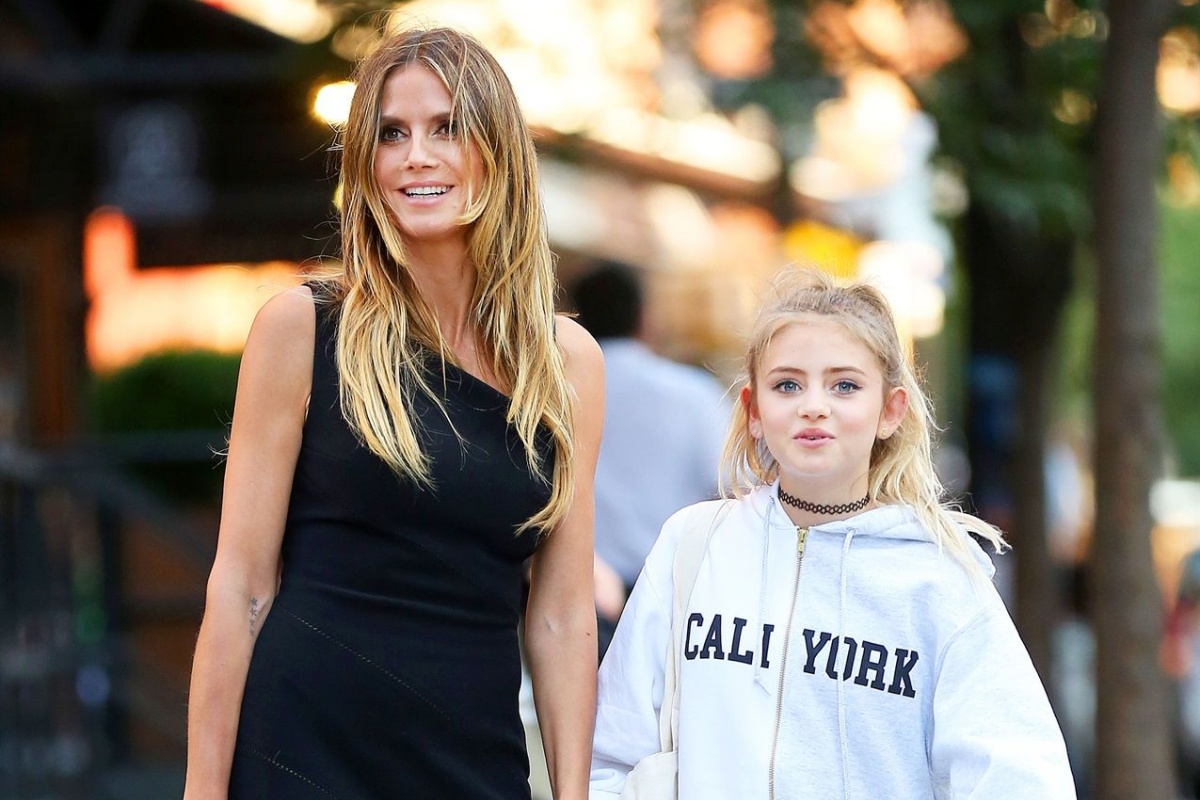 Heidi Klum e la figlia