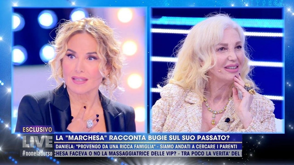 Live non è la D'Urso: La D'Urso contro la marchesa D'Aragona