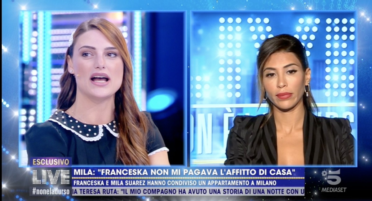 Live non è la D'Urso: Mila Suarez accusa Franceska Pepe: "Non ha mai pagato"