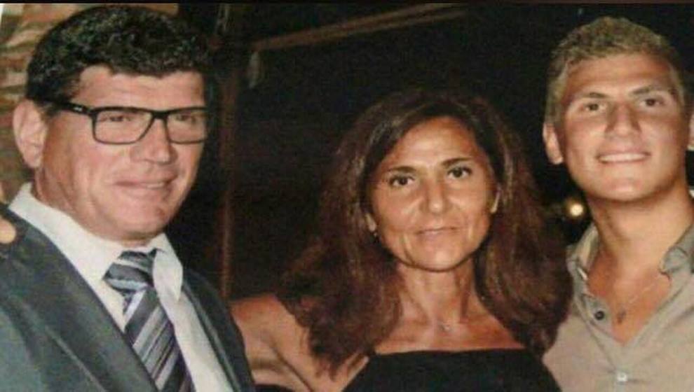 Marina Conte e Valerio Vannini con il figlio