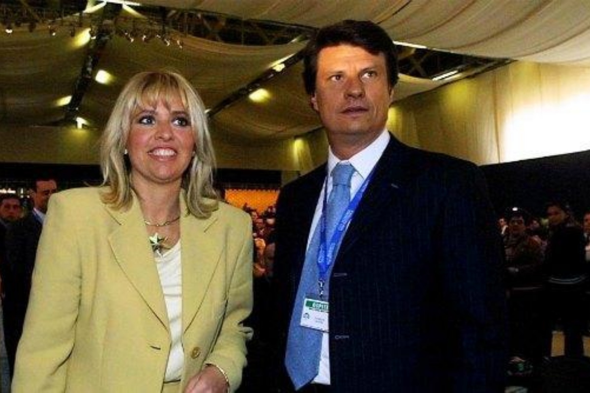 Mauro Floriani e Alessandra Mussolini