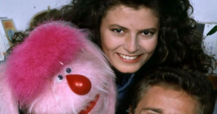 Carlotta Pisoni Brambilla con pupazzo Uan