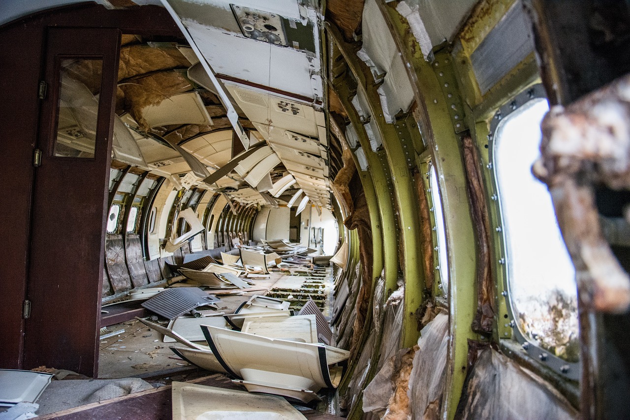Il disastro a bordo di un aereo