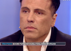 Karim Capuano primo piano in trasmissione televisiva