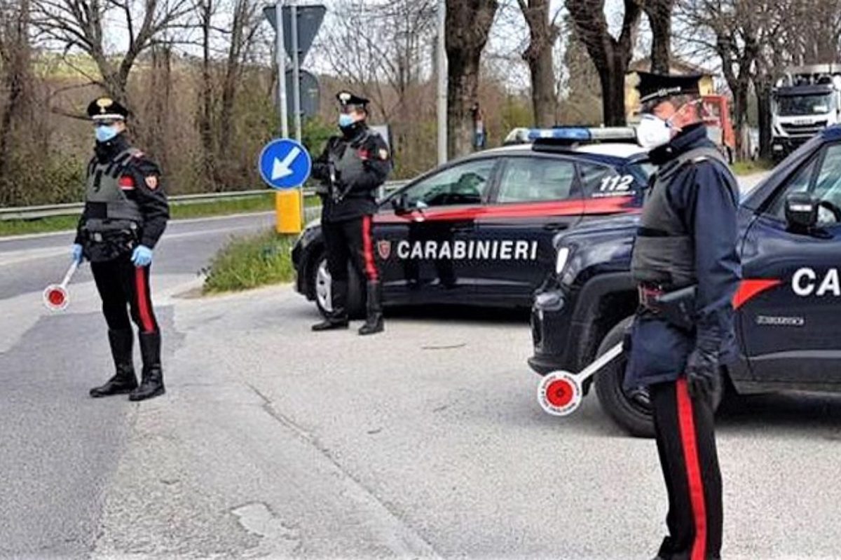 Posto di blocco Carabinieri