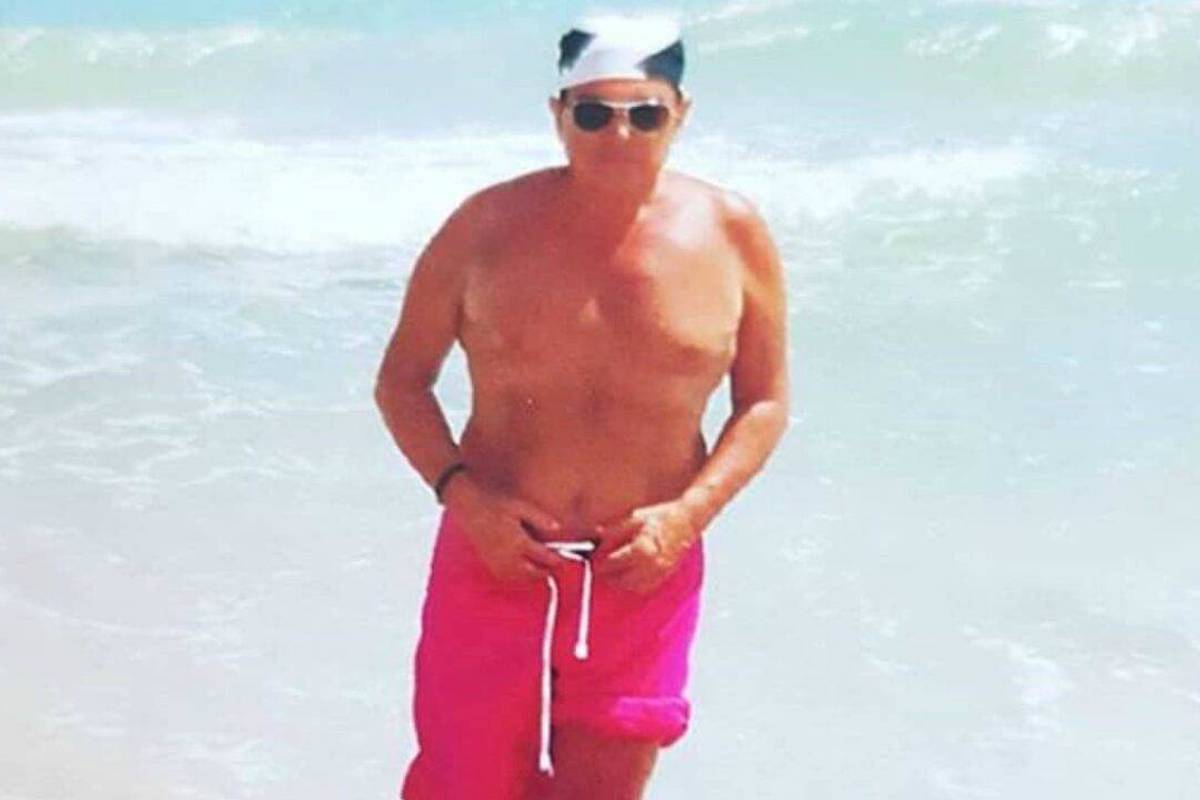 Cristiano Malgioglio al mare