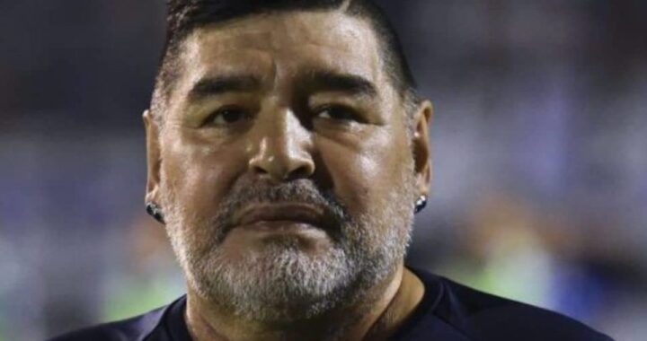 Diego Maradona primo piano