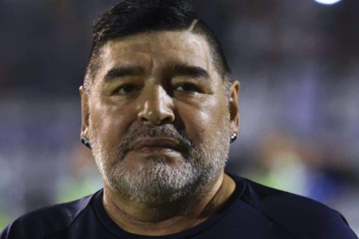 Diego Maradona primo piano