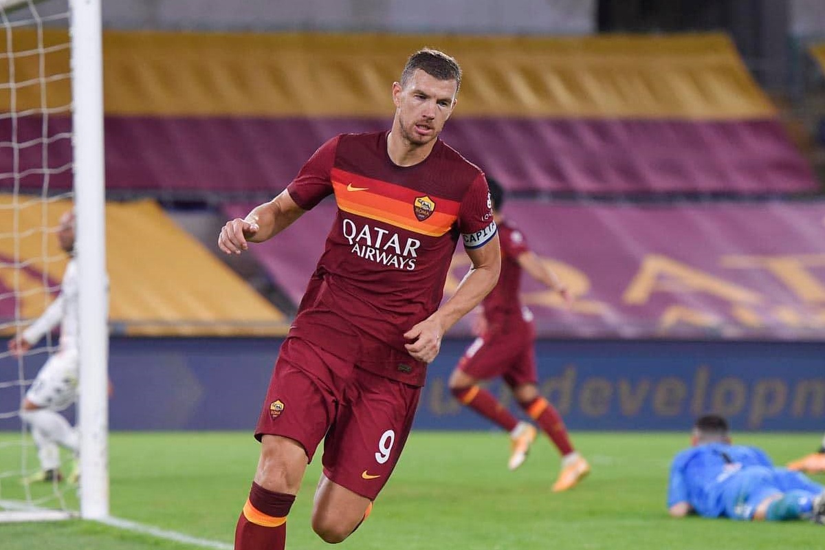 Il capitano della Roma, Edin Dzeko, è risultato positivo al Coronavirus