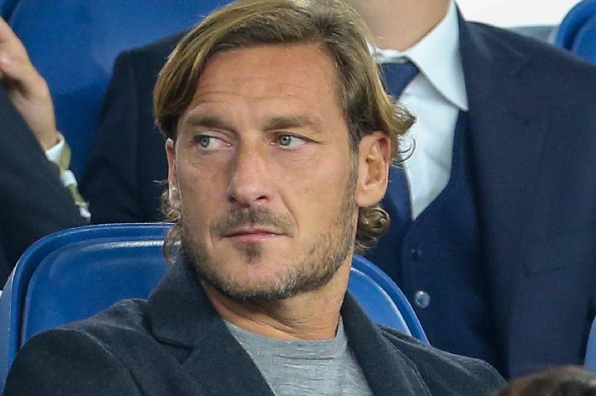 Francesco Totti allo stadio