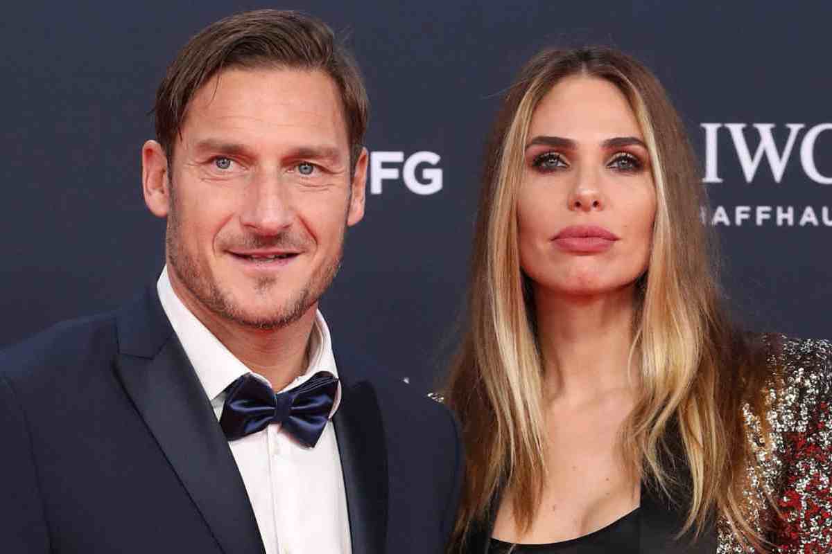 Francesco Totti e Ilary Blasi ad un evento