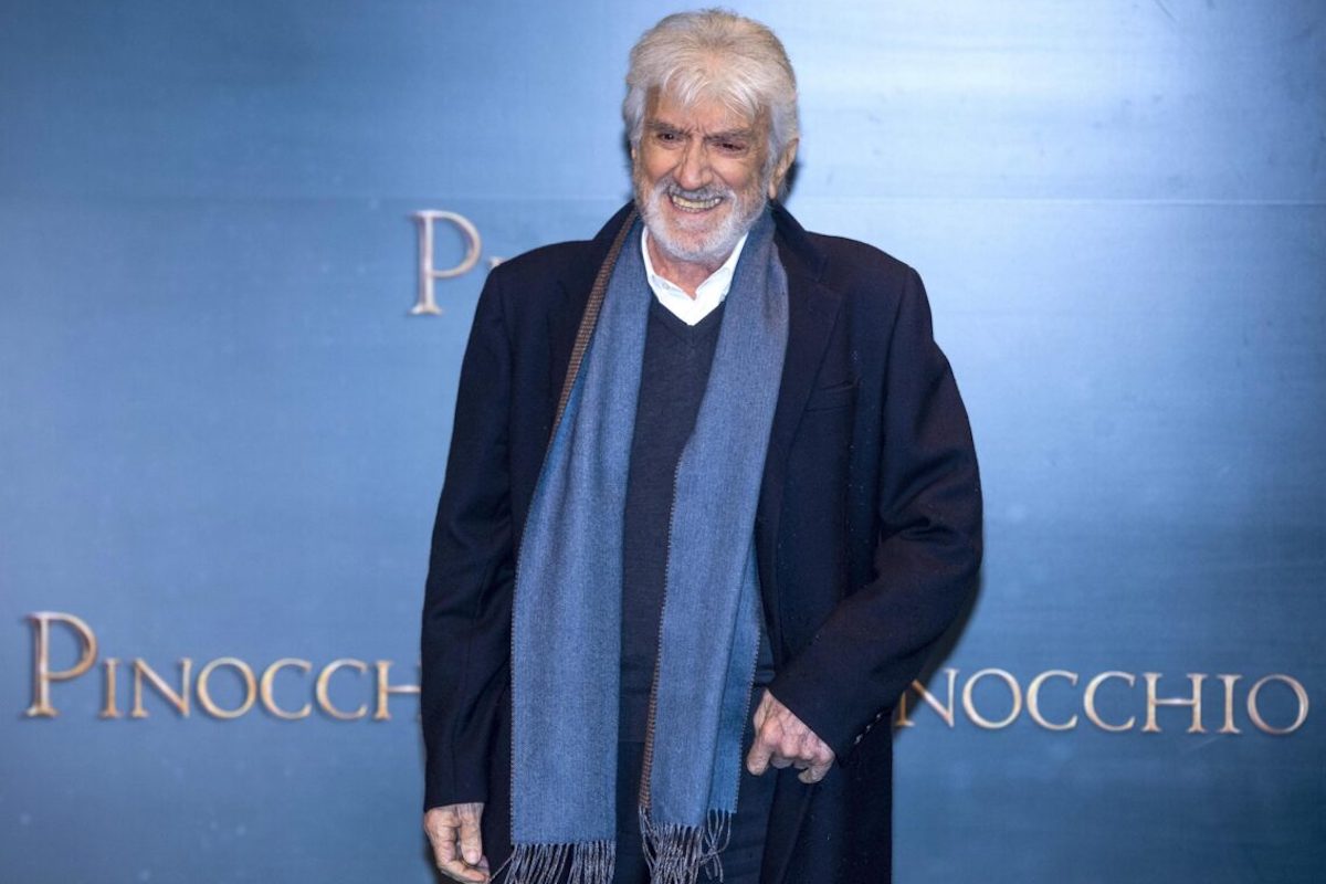 Gigi Proietti alla prima di Pinocchio