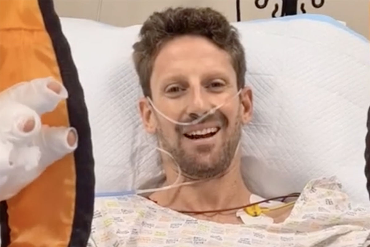 Grosjean ricoverato in ospedale