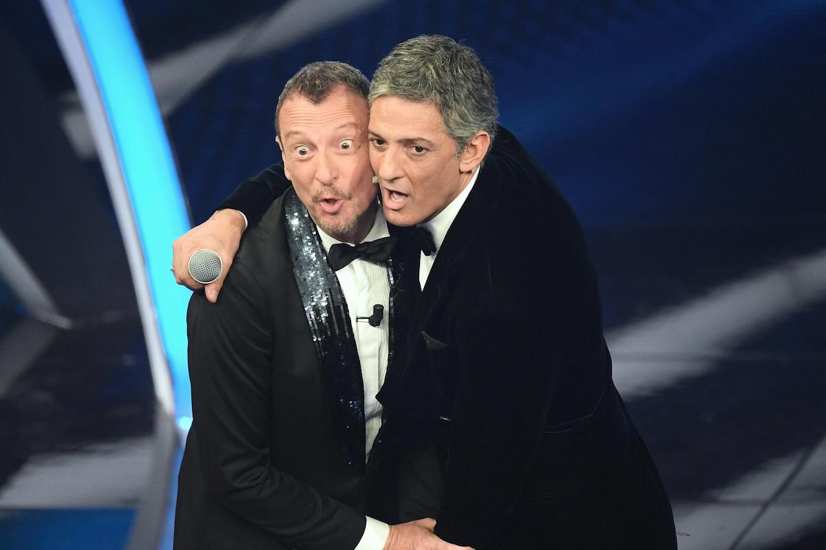 Fiorello e Amadeus al Festival di Sanremo 2020