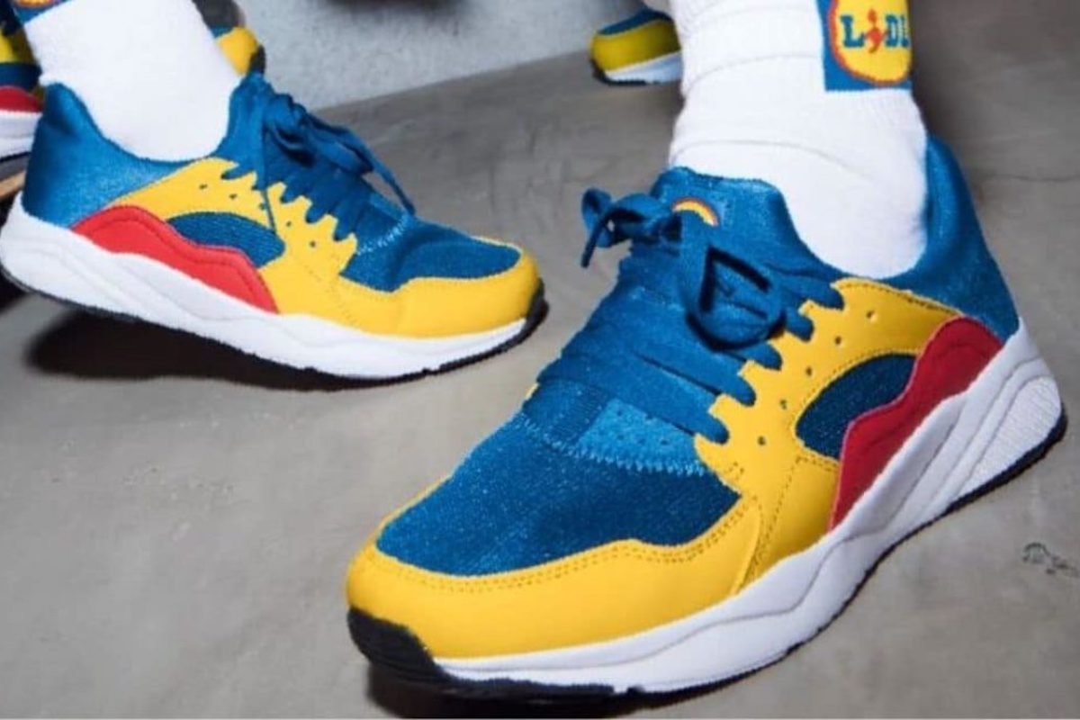 Scarpe Lidl in primo piano