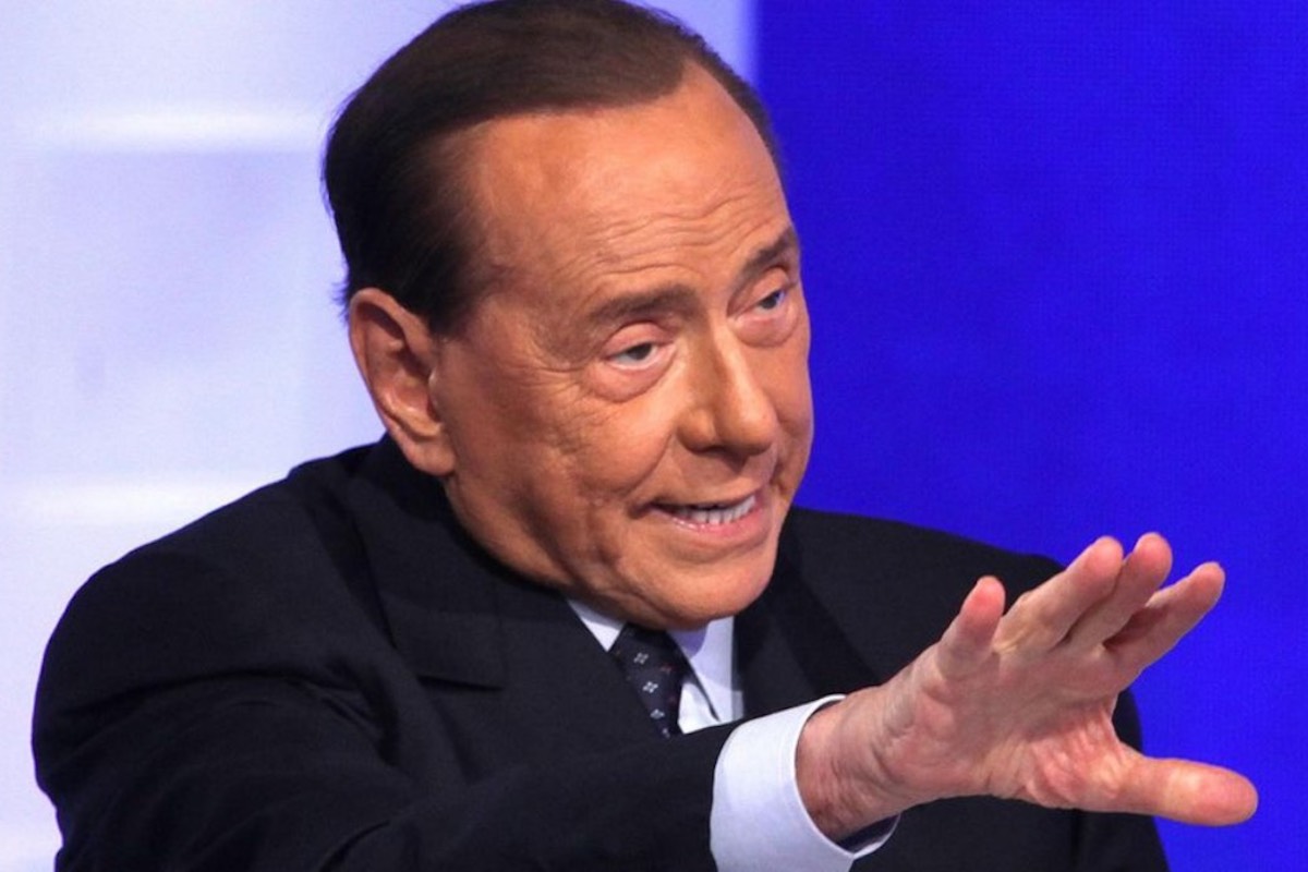 Silvio Berlusconi ospite di un programma televisivo