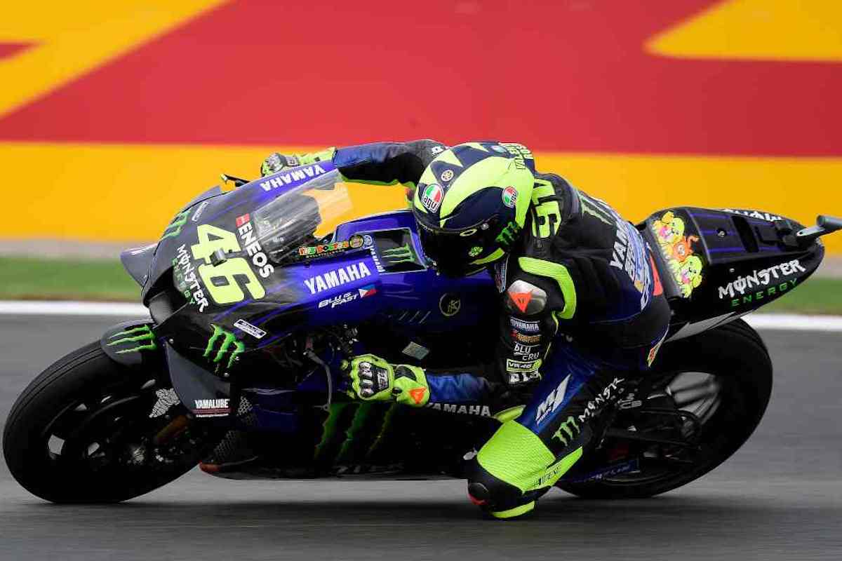 Valentino Rossi in pista