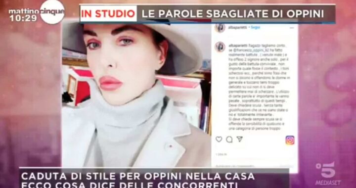 GF Vip Alba Parietti richiede la squalifica del figlio