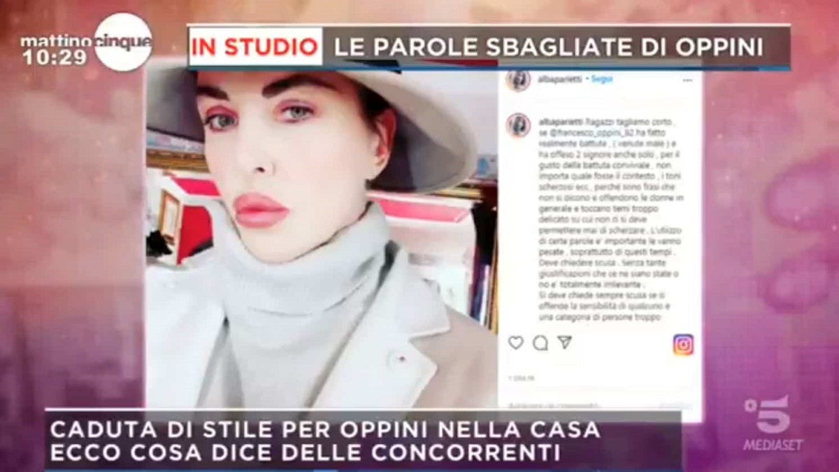 GF Vip Alba Parietti richiede la squalifica del figlio