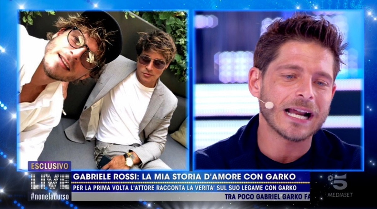 Live non è la D'Urso: Gabriele Rossi la storia con Garko