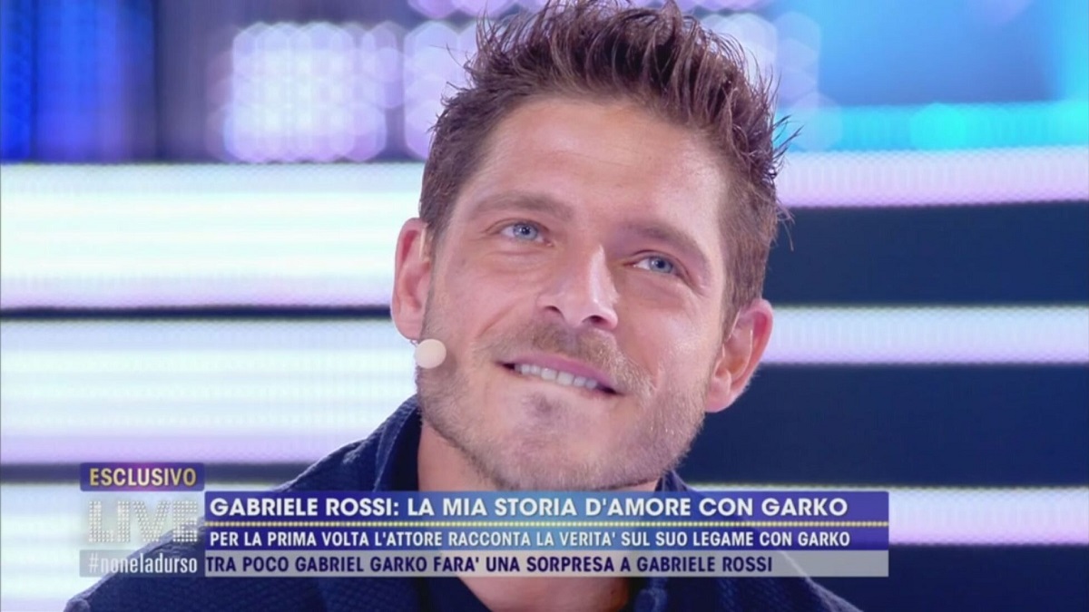 Live non è la D'Urso: Gabriele Rossi la storia con Garko