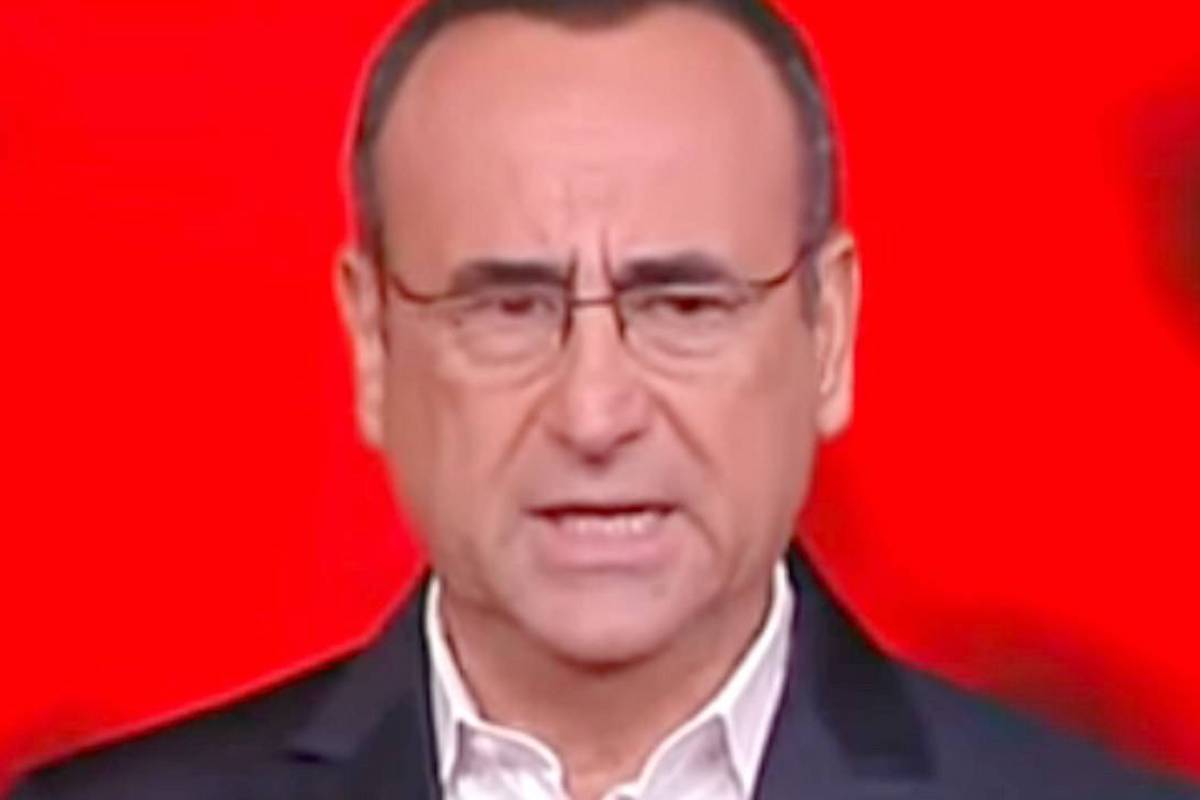 Carlo Conti stanco e debole confessa in diretta: “Sono molto preoccupato”
