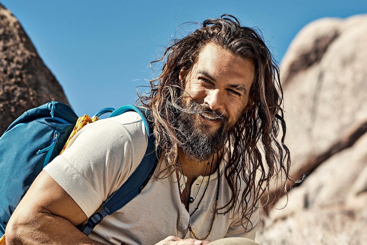 Jason Momoa che sorride