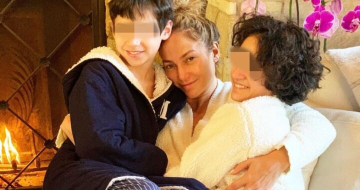 Jennifer Lopez e la foto con i suoi figli