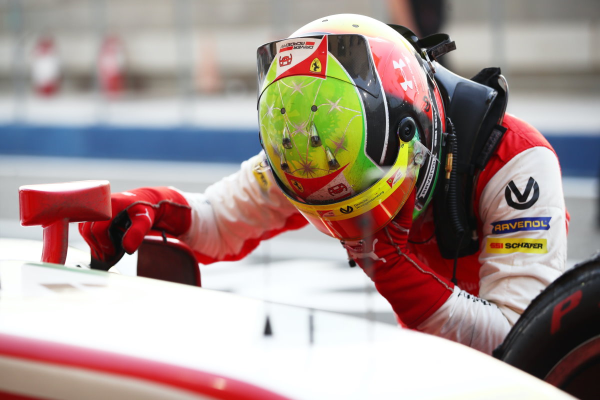 Mick Schumacher commosso