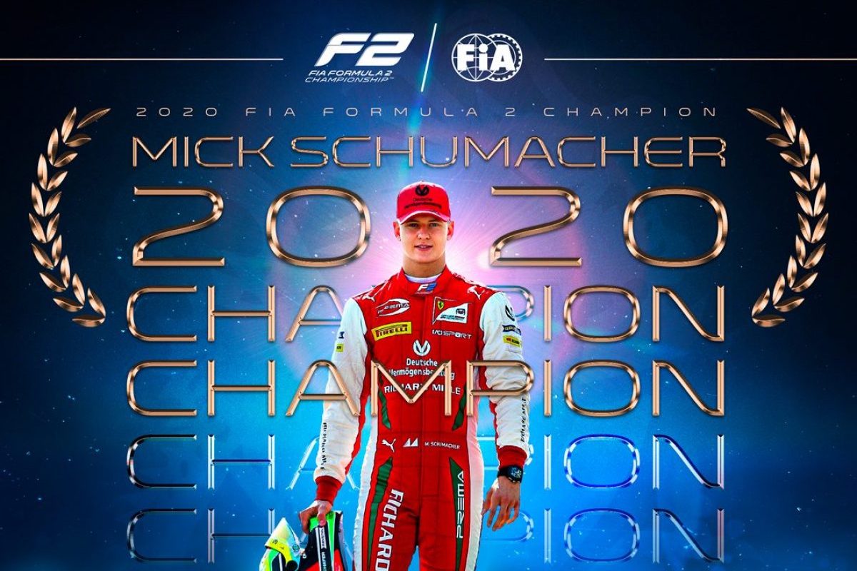 Mick Schumacher campione del mondo di Formula 2