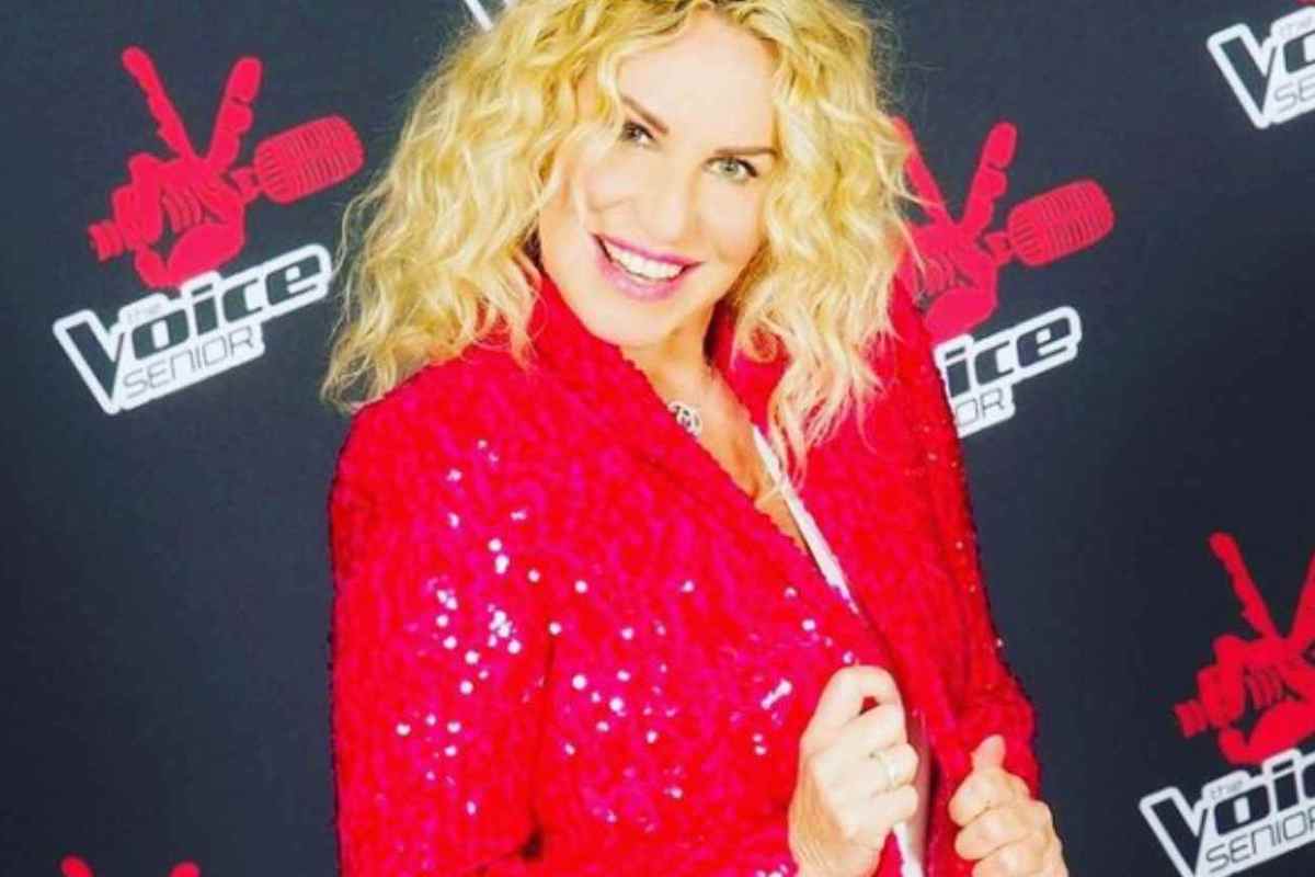 Antonella Clerici all'evento di lancio di The Voice Senior