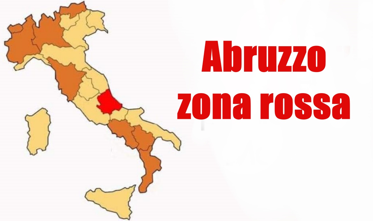 Abruzzo di nuovo zona rossa
