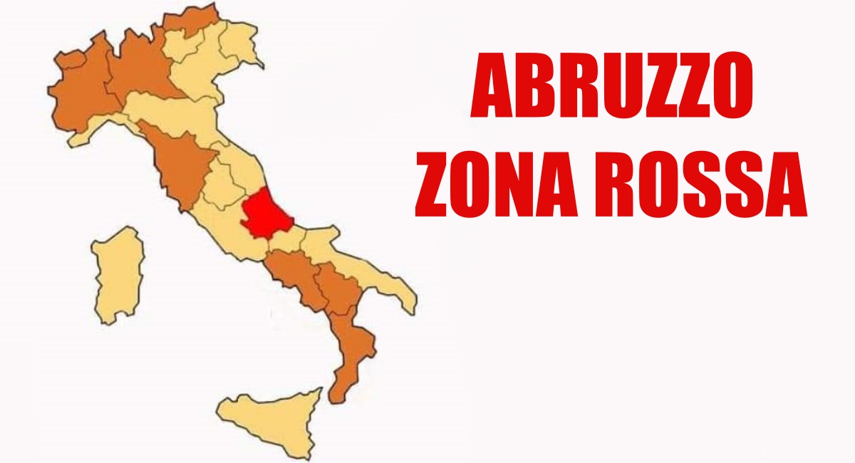 Abruzzo resta l'unica zona rossa