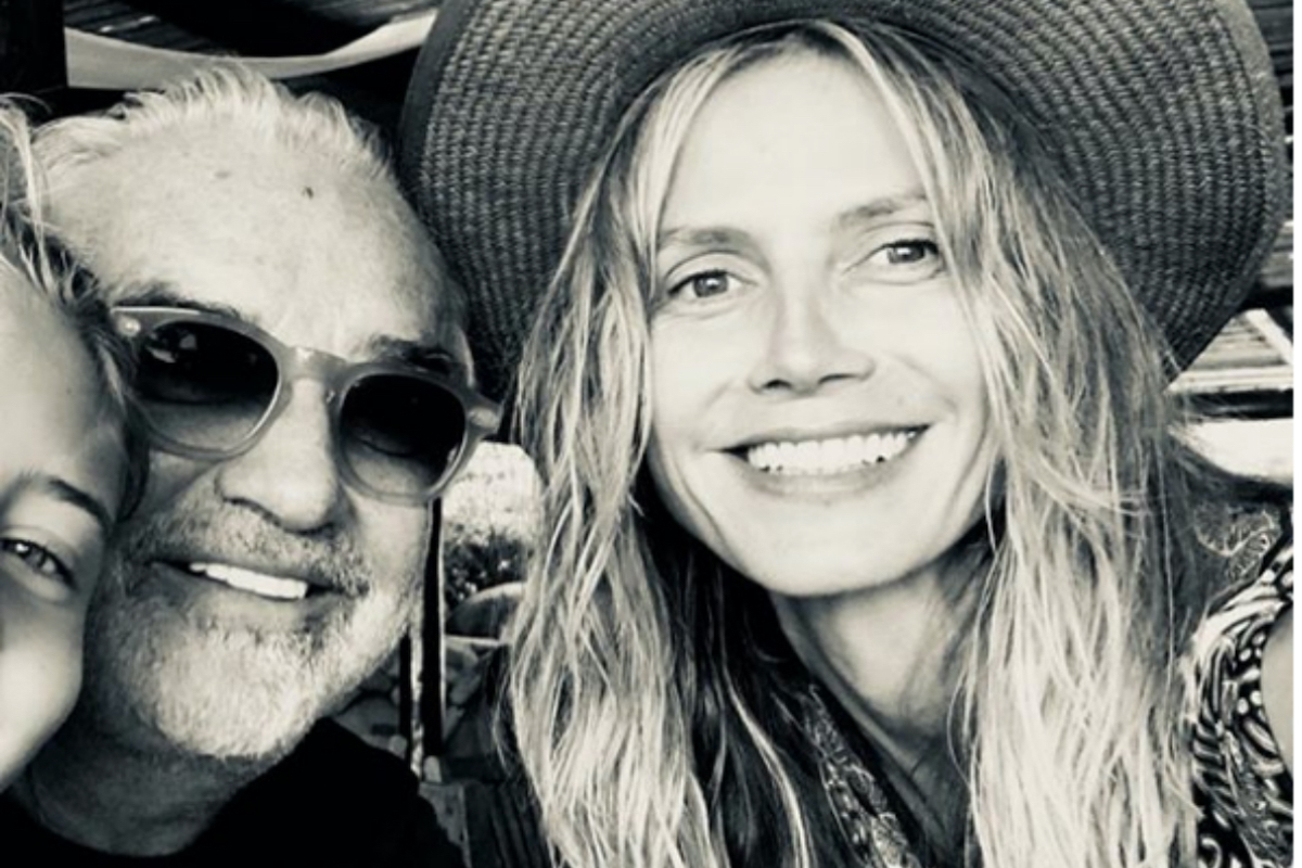 Briatore con Heidi Klum e la figlia Leni