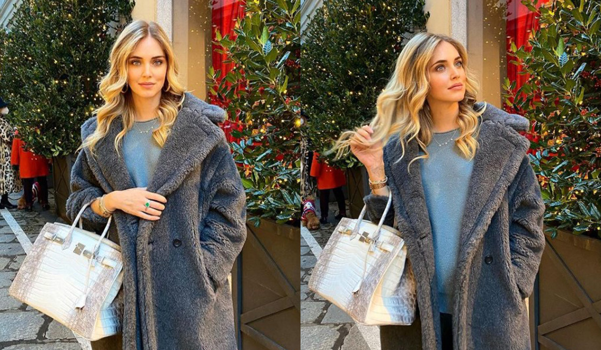 Chiara Ferragni, avete visto la sua borsa per lo shopping di Natale? Il prezzo è esorbitante, ecco quanto costa