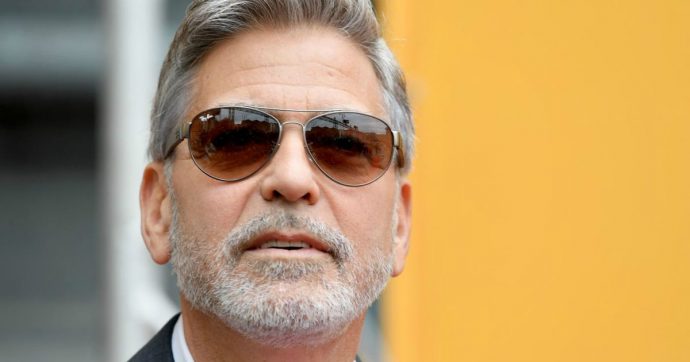 George Clooney sul set