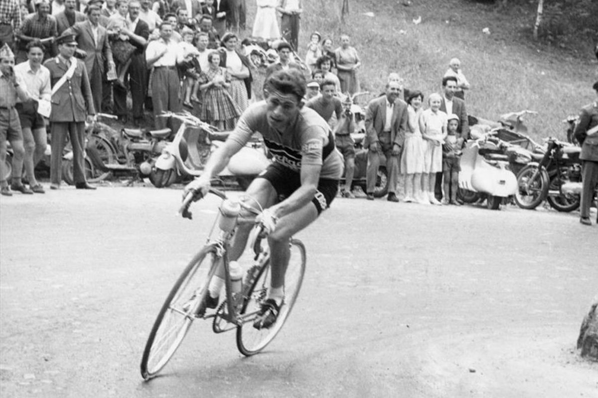 Aldo Moser in bici