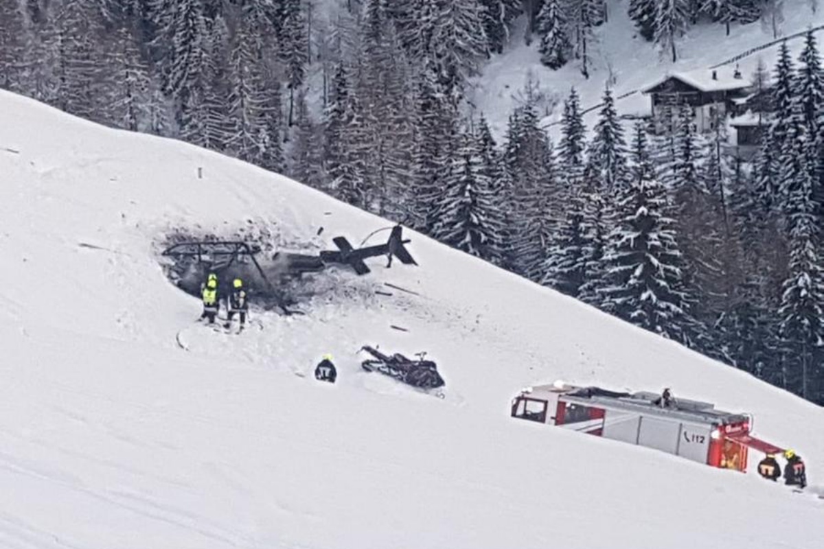 incidente elicottero feriti