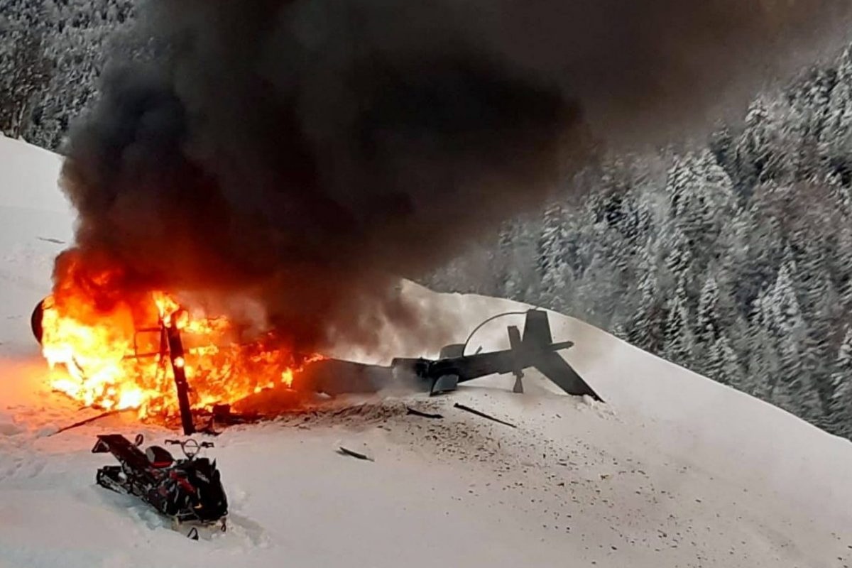 incidente elicottero feriti