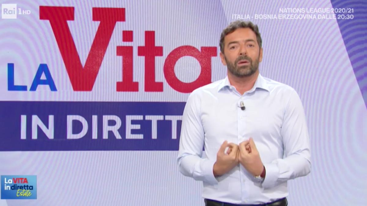 Alberto Matano al timone de La Vita in Diretta