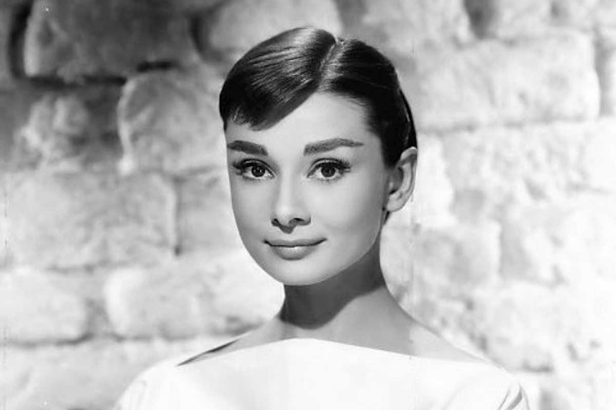 Primo piano Audrey Hepburn
