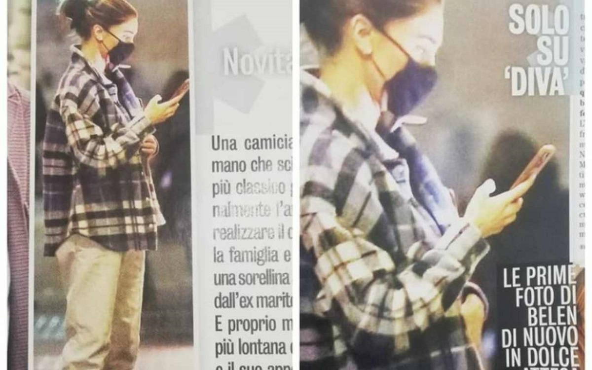 diva e donna gravidanza belen