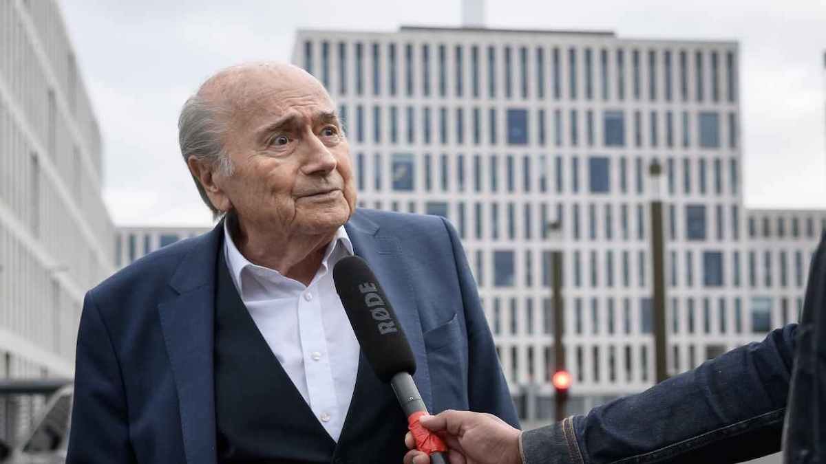 Joseph Blatter concede una dichiarazione