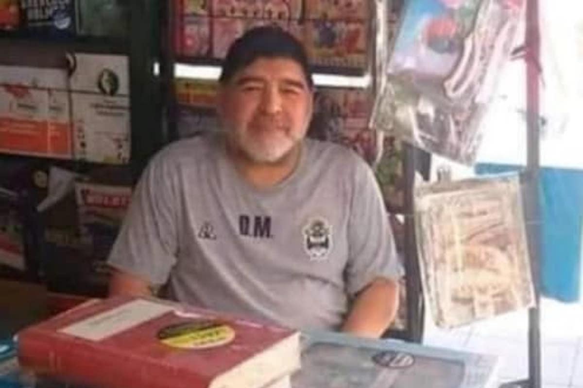 Ritratto in un'edicola Diego Maradona