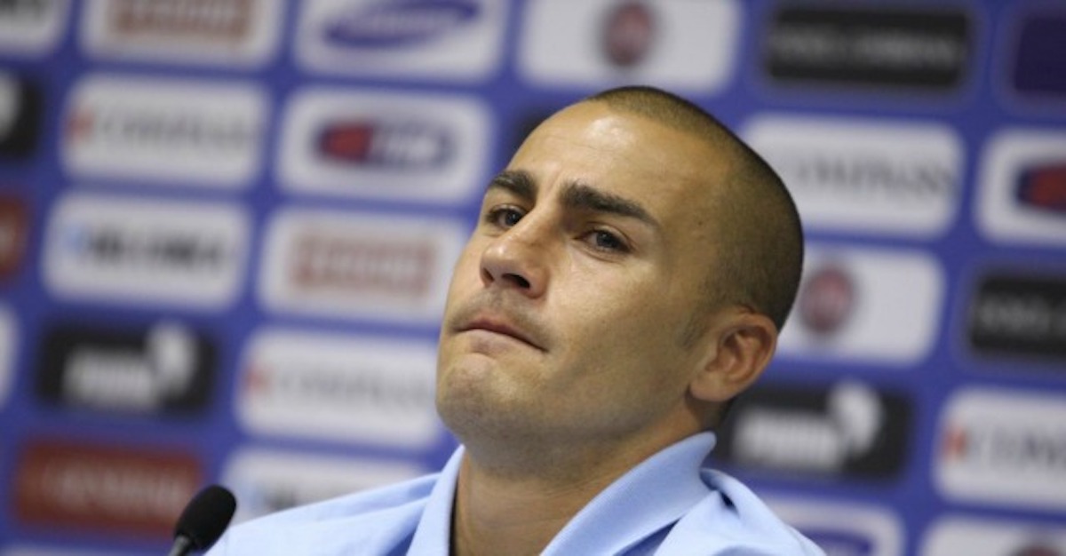 Fabio Cannavaro in conferenza stampa