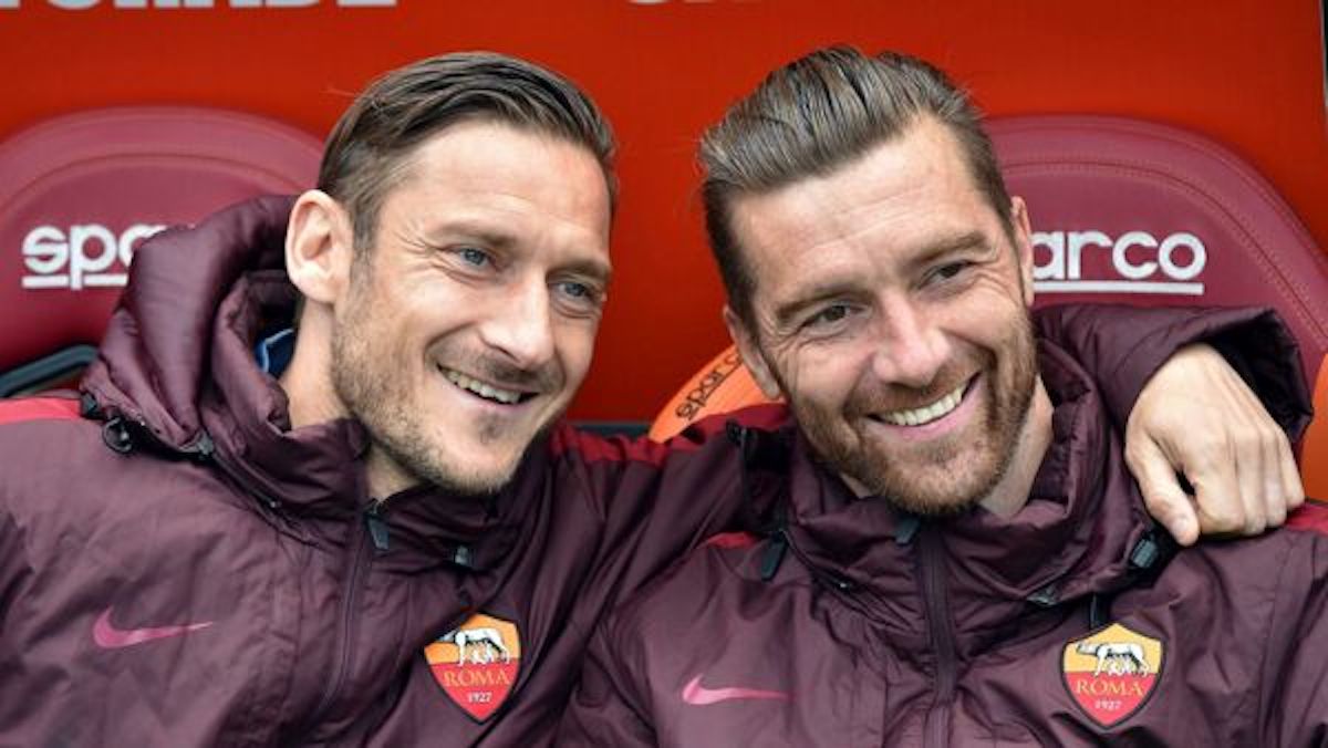 Francesco Totti e Morgan De Sanctis