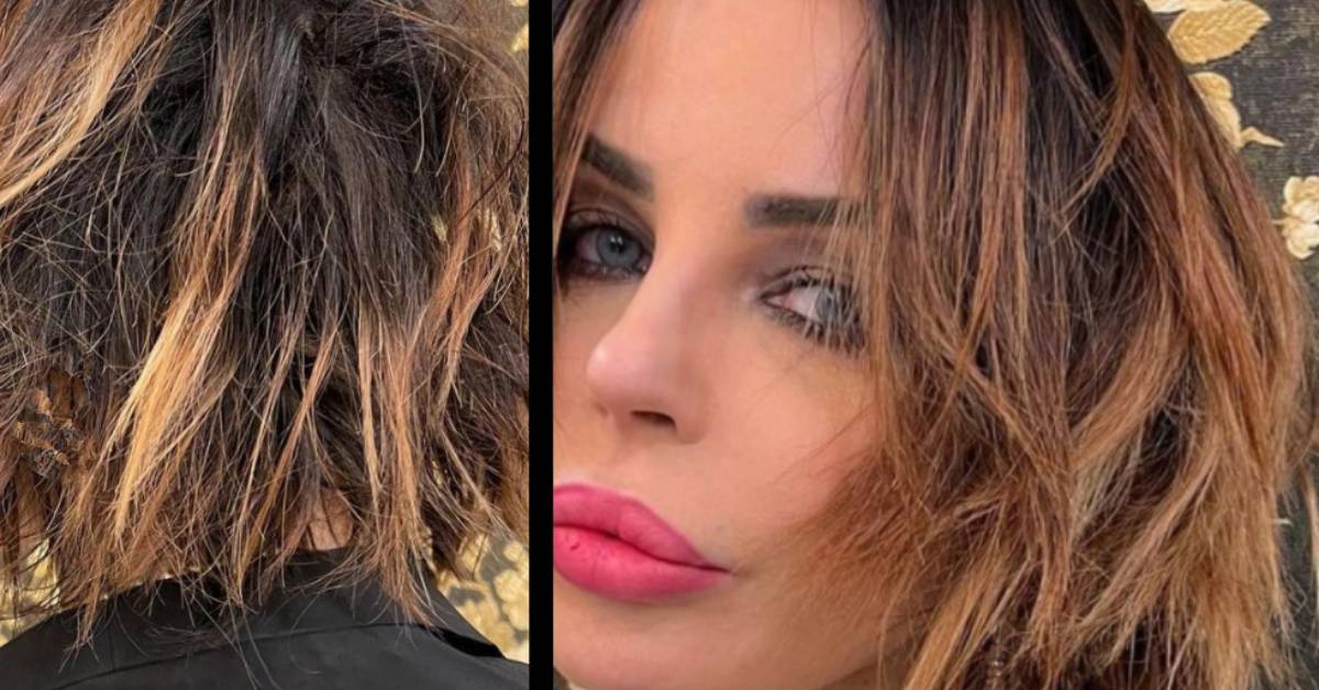 Nina Moric, il nuovo look che ha fatto impazzire tutti, opera di Federico Fashion Style. Era così, guardate ora