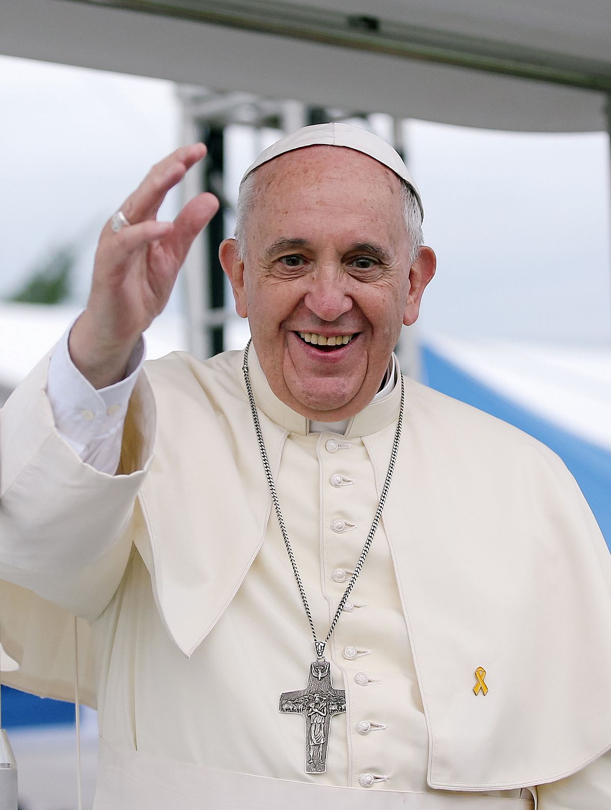 Papa Francesco sorridente