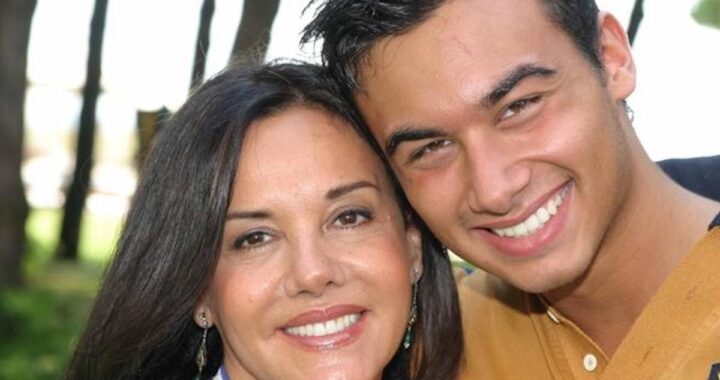 Patrizia Mirigliani con il figlio Nicola