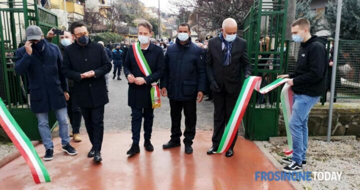 Inaugurato il parco comunale Willy Monteiro Duarte, a Paliano